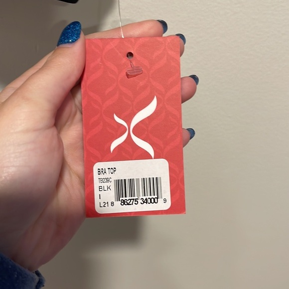 NWT Capezio Kids Girls Black Bra Top Intermediate - Picture 5 of 8